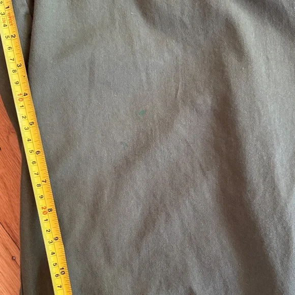 Madewell Olive Green Short-Sleeve Cropped Wide Leg Utility Jumpsuit - Picture 7 of 7